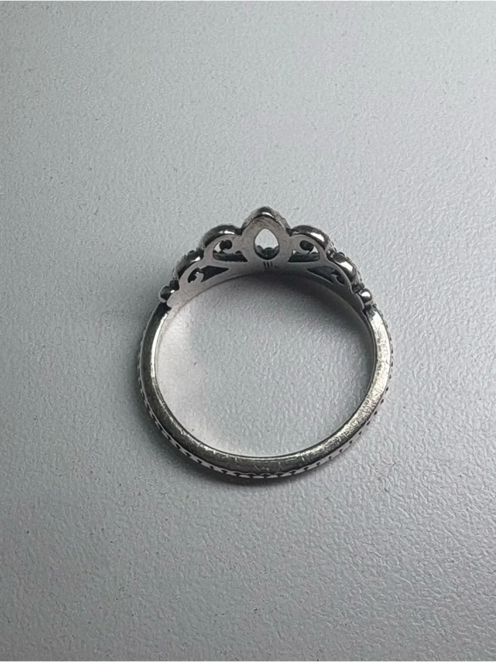 James Avery Retired Beaded Tiara Ring Size 9.5
